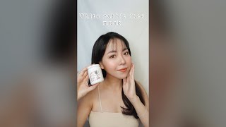 Review white rabbit face mask ការរក្សាស្បែកដោយប្រើម៉ាសwhite rabbit [upl. by Jandy]