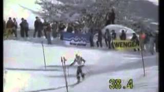 Rok Petrovič wins slalom Wengen 1986 [upl. by Lac341]