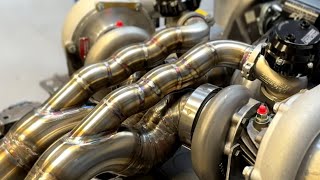 The Magnificent GT40 Twin Turbo Exhaust System part 2 [upl. by Ettegroeg790]