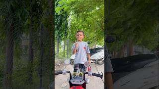 Arhan ki bike ko ghumne jana hai 🥹😍shorts [upl. by Giovanni585]