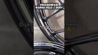 recomendasi warna untuk velg quotblack chromequot tips otomotif shortsvideo tutorial mekanik bengkel [upl. by Adelle534]