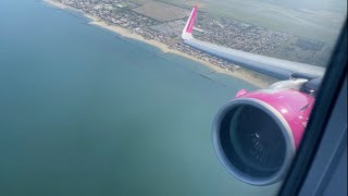 Wizz Air A321Neo flight Rome to London Gatwick [upl. by Edecrem]