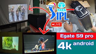 4k Support android projector  Egate S9 pro Projector unboxing  Diwali offer  No Doubt Unboxing [upl. by Erdne]