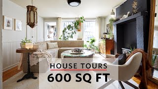 House Tours A Stylish 600 Sq Ft Apartment in Brooklyn New York [upl. by Francene]