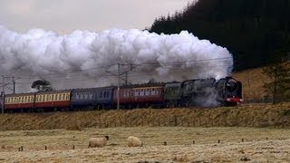 BR Standard 8 Pacific 71000 Duke Of Gloucester Blitzes Beattock Bank at 57mph 2008 [upl. by Laekim]