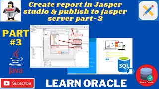 Create report in Jasper studio amp publish to jasper server part3 [upl. by Assirralc563]