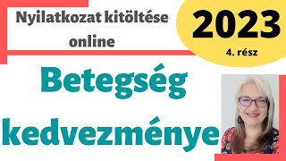 Kitöltési útmutató Személyi kedvezmény nyomtatvány  kitöltési útmutató online beadáshoz ONYA 2023 [upl. by Anselme]