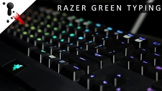 5 minutes of fast typing on Razer Green Switches clicky [upl. by Pinkham677]