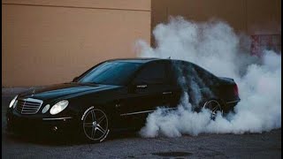 Mercedes w211 e270cdi Burnout Drift 3 [upl. by Nauqit73]