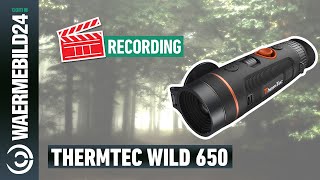 Anblick mit dem ThermTec Wild 650 WärmebildHandgerät 🔴 [upl. by Nylevol]