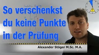 So verschenkst du keine Punkte in der Prüfung [upl. by Eiba]