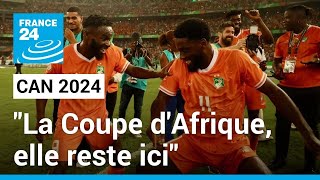 CAN 2024  quotLa Coupe dAfrique reste iciquot la Côte dIvoire en finale face au Nigeria • FRANCE 24 [upl. by Assiroc]