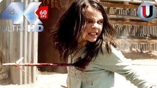 Logan 2017  Laura vs Reavers  MOVIE CLIP 4K HD [upl. by Janean]