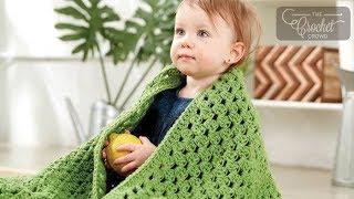 Crochet Baby Blanket For Beginners [upl. by Dranik]