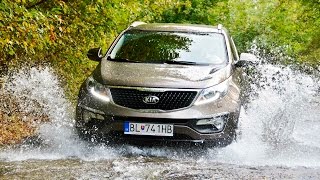 KIA Sportage  offroad demo [upl. by Nnaeiluj743]