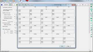 Timetable framework setting [upl. by Alyaj]