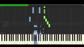 Andres Calamaro Flaca Piano Cover Midi tutorial Sheet app Karaoke [upl. by Jolanta]