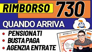 RIMBORSO IRPEF 730 ➜ COME FUNZIONA e QUANDO ARRIVA ai PENSIONATI in BUSTA PAGA e SENZA SOSTITUTO [upl. by Annahahs]