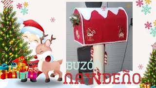 BUZÓN NAVIDEÑO PASO A PASO Y CON POCO DINERO NAVIDAD 🎄☃️ 2024 [upl. by Senga103]