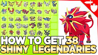 How to Get 38 Shiny Legendary Pokemon amp Shiny Odds  Sword amp Shield Crown Tundra Dynamax Adventures [upl. by Ahsemaj530]