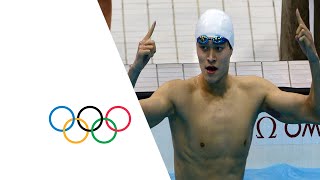 Sun Yang 400m Freestyle  New Olympic Record  London 2012 Olympics [upl. by Enyale]