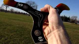 Boomerang throwing by Toynan 4th cut [upl. by Dabney]