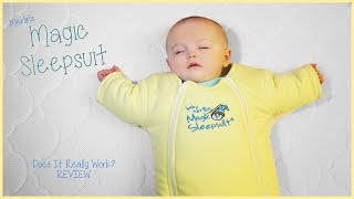 Does A Magic Sleep Suit Work  Merlins Magic Sleepsuit Review [upl. by Adnouqal]