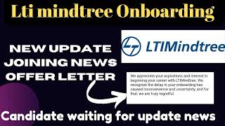 LTI mindtree Onboarding news New mail update joining [upl. by Melac]