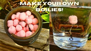 Carp fishing How to make pop up boilies [upl. by Dacia]