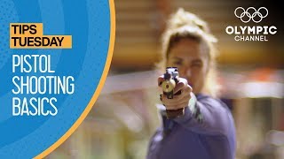 Learn the Basics of Pistol Shooting  Olympians Tips [upl. by Zsazsa]