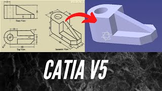 CATIA V5 beginner tutorial 1 [upl. by Itida205]