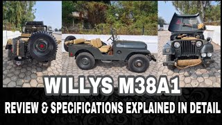 Willys M38A1 review amp briefly explained specifications  Kaiser m38a1 [upl. by Rephotsirhc]