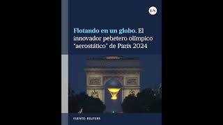 Juegos Olímpicos 2024 el pebetero olímpico que se eleva por los cielos de París cada noche [upl. by Dlared98]