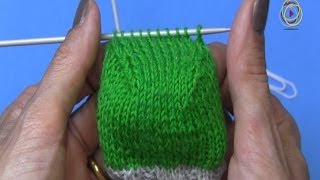 Projekt Sockenstricken hier das Fersenkäppchen 4 Teil [upl. by Ecyarg581]