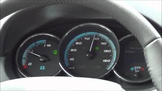 Renault Fluence ZE acceleration HD [upl. by Illak19]