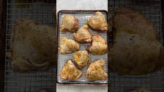 Ultimate Baked Chicken Thighs Crispy Juicy and Irresistible [upl. by Kela160]