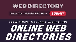 How to submit URL to Online Web Directory  Directory Submission [upl. by Notsa]