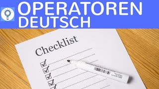 Operatoren für Deutsch Oberstufe amp Abitur  Die solltest du kennen Einfach erklärt [upl. by Maurilla]