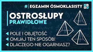 DLACZEGO NIE OGARNIASZ OSTROSŁUPÓW 🔺 Zrozum raz na zawsze ✅️  Egzamin Ósmoklasisty 2025 [upl. by Jephum409]