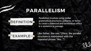 Foregrounding amp Parallelism  Explanation  Examples linguistics stylistics linguistica [upl. by Aymer]