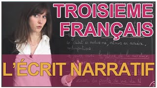 Expression écrite  lécrit narratif sujet dimagination  Français 3e  Les Bons Profs [upl. by Imugem]