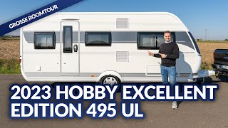 JETZT NEU 2023 Hobby Excellent Edition 495 UL  Caravan  Test amp Kaufberatung  Camperland Bong [upl. by Thackeray]