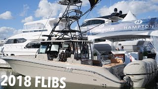 2018 Fort Lauderdale International Boat Show Walk Through [upl. by Maxma]