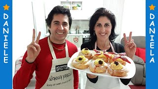 Zeppole al forno e fritte  Ricetta [upl. by Ahsenrat]