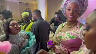 AISHA LAWAL SHINES AT THE WEDDING CEREMONY OF ARAMIDE AND AYOMIDE IN LAGOS [upl. by Hayes796]