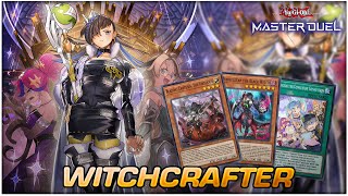 Witchcrafter Diabellstar Deck Post Ride Into the Future YuGiOh Master Duel [upl. by Raynard]