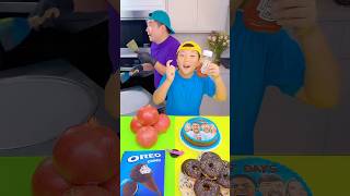 Mrbeast amp IShowSpeed cake ice cream challenge🍨ishowspeed lexirivera funny by Ethan Funny Family [upl. by Eisso]