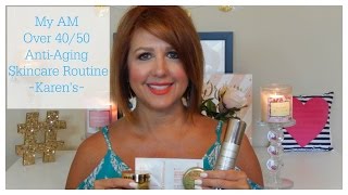 Karens Over 4050 AntiAging AM Skincare Routine  Maintaining Healthy Radiant Skin  The2Orchids [upl. by Fiona964]