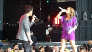 End of Wouldnt Change A Thing Live from Toronto  Joe Jonas and Demi Lovato HD [upl. by Giovanni]