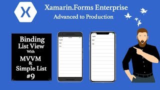 Xamarin Form Binding List View with and With out MVVM First 9 [upl. by Einnej484]